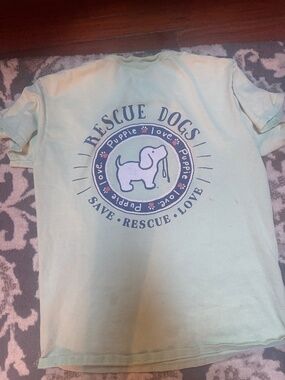 Puppy love size m Dogs Graphic T-Shirt - Light Mint